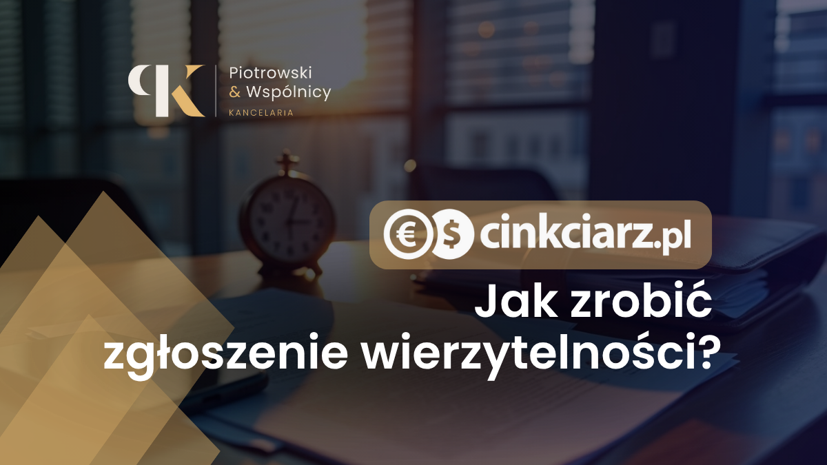 Sąd ogłosił upadłość cinkciarz pl-zgłoszenie wierzytelności