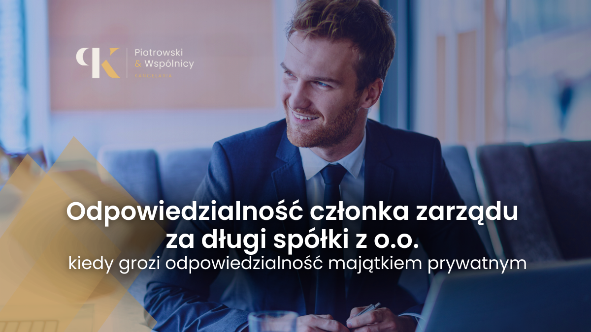 Odpowiedzialność za długi spółki z o.o.