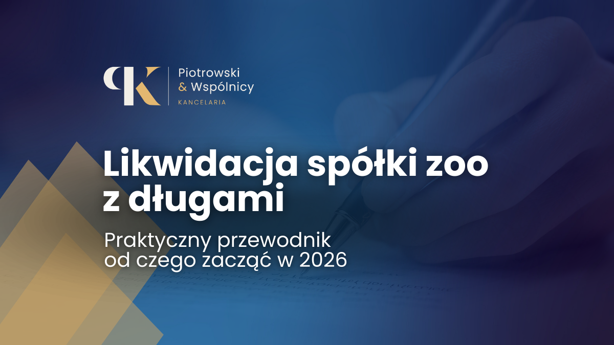 Likwidacja spółki zoo z długami